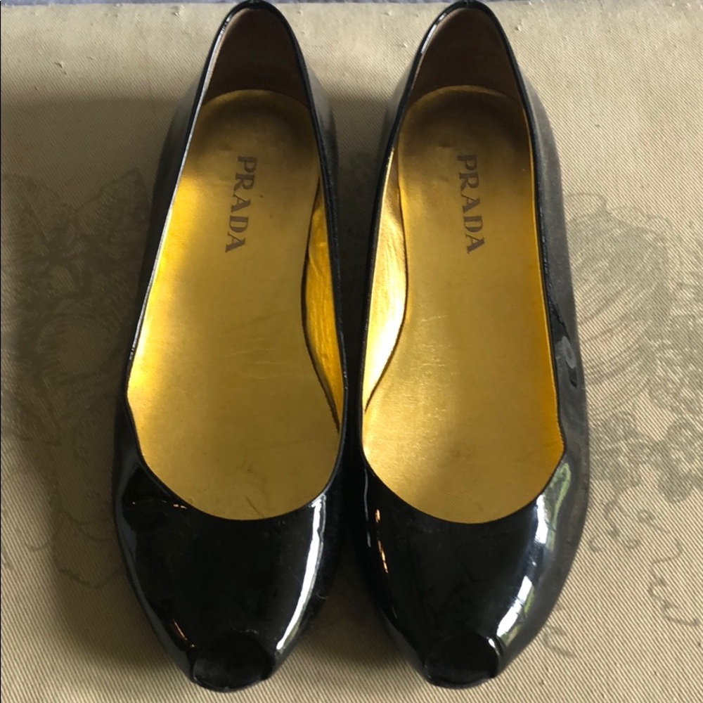 Prada Patent Leather Flats